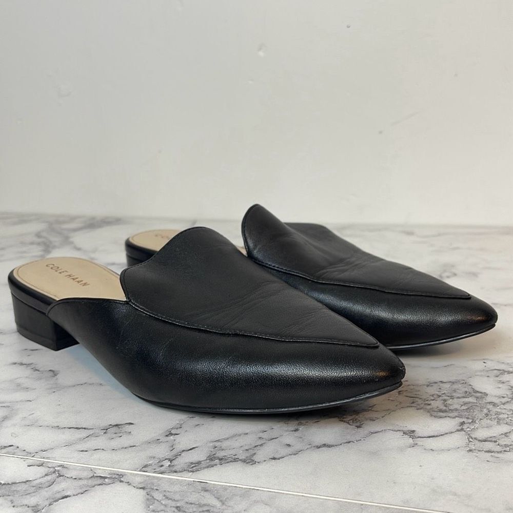 Cole Haan Black Piper Mule 6.5